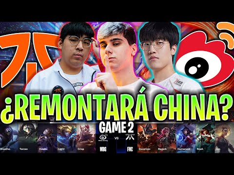 ¿PODRÁ EL EQUIPO CHINO EMPEZAR LA REMONTADA? | FNC vs WBG Game 2 SWISS STAGE WORLDS 2024 LVP ESPAÑOL