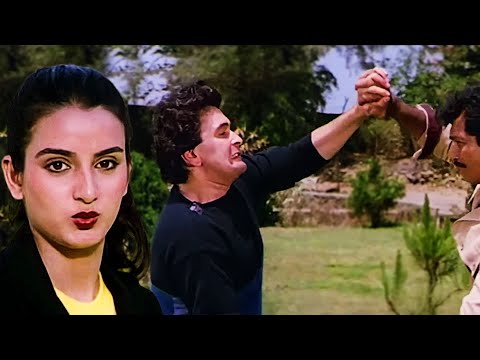 ऋषि कपूर को लड़ते देख फराह हुयी इम्प्रेस | Hamara Khandaan | Rishi Kapoor, Farah Naaz, Amrish Puri