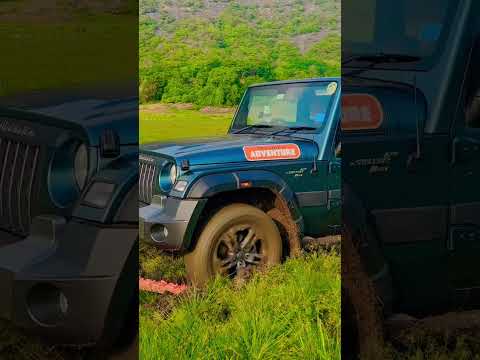 Stuck in the Mud: Mahindra Thar's Thrilling Off-Road Challenge!