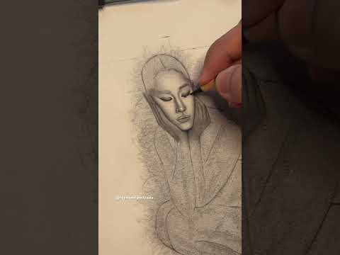 DRAWING ARIANA (tiktok: raymond.portraits) #art #artistdrawing #shortsvideo #artist #arianagrande