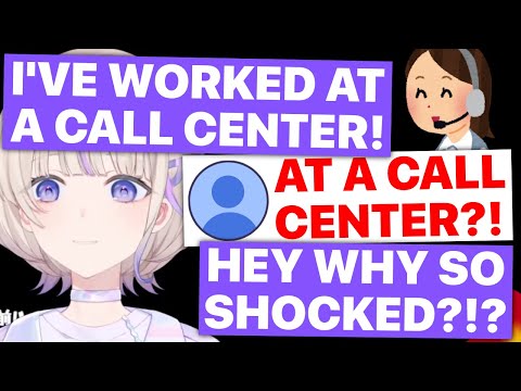 Chat Can't Believe Hajime Worked At A Call Center (ReGLOSS / Hololive) [Eng Subs]