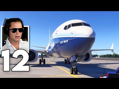 MS Flight Simulator 2024 Career Mode - Part 12 - 737 Max Jetliner Rating