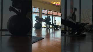 Rashmika's Workout Video #suryanfm #rashmika #rashmikamandanna #kollywood