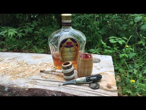 Whiskey Barrel Shot Glass - Easy Woodcarving Project