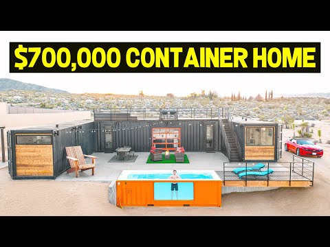 $700,000 TRIPLE SHIPPING CONTAINER HOME! (Full Tour & Cost Breakdown)