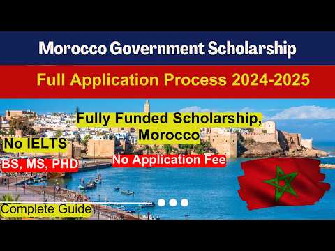 🎓 How to Apply for Moroccan Government Scholarships for 2024-2025 | Fully Funded Scholarship by HEC🌟