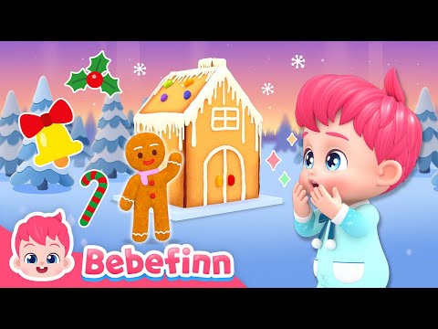 Christmas Gingerbread HouseㅣEP147ㅣChristmas Song for KidsㅣBebefinn Nursery Rhymes