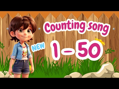 Counting Number 1-50 | Toddlers 123 | Leaning numbers by songs