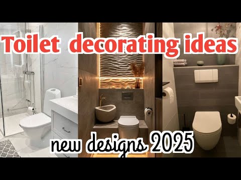 toilet decoration ideas .new design 2025 .@homedecorationideas289.