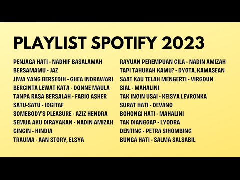 PLAYLIST SPOTIFY 2023