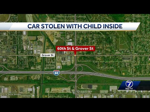 Omaha police say car was stolen with child inside