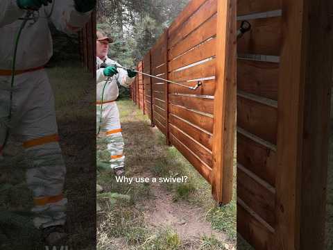 Maintain your wood fence! #woodfence #cedarfence #fenceideas