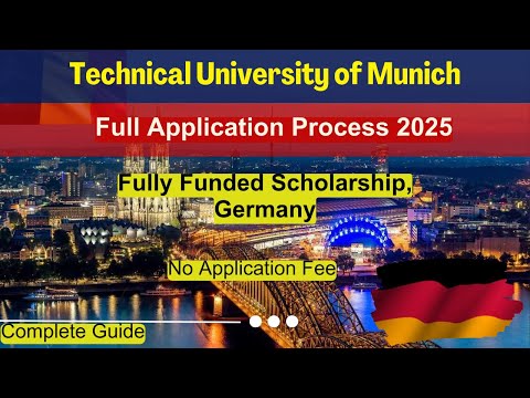 🇩🇪 Study in Germany | Apply Technical University of Munich  | No Application Fee | BS & MS Guide 🎓