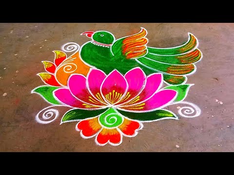 Margazhi Kolam🍀New Year Special Rangoli Design 2025🍀Pongal Kolam🍀Sankranthi Muggulu🍀Easy🍀Rangoli