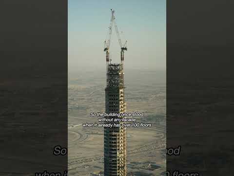 Almost unfinished Khalifa Tower... #architecturedesign #architecture #aspace #dubai