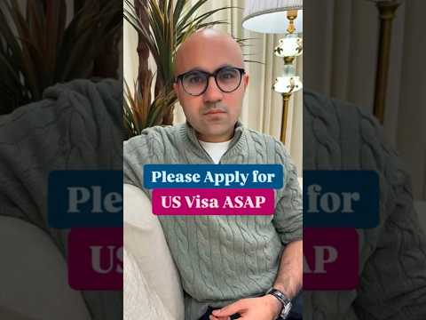 Please Apply for US Visa ASAP | Business | Sarthak Ahuja