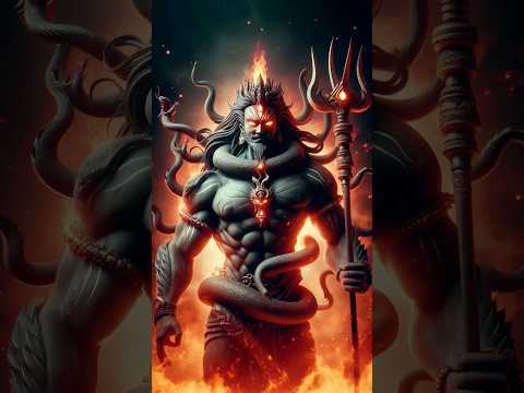 Fierce and Serene: Mahakaal with Serpent in the Mystic Forest