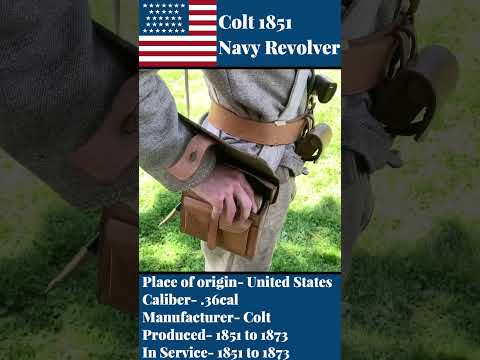 Colt 1851 Navy loading and firing