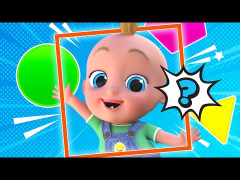 Shapes Song (Square, Triangle, Circle) with Johnny  and more Kids Videos - Zigaloo Baby Songs