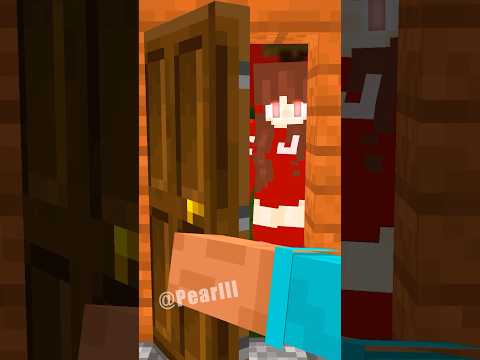 I Tested JJ and Mikey's Knock The Door - Minecraft Animation #shorts #maizen #minecraft