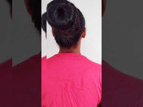 Donut Bun Tutorial ✨ || High Bun Hairstyle #shorts#ytshortsindia#hairstyle#bun#easyhairstyle#highbun