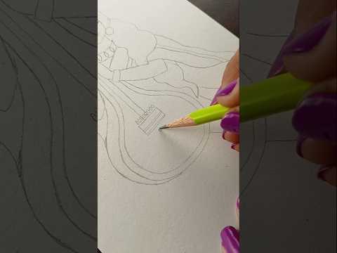 Saraswati ma drawing / how to draw saraswati maa / vasantpanchami drawing #shots #saraswati #drawing