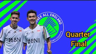 FAJAR Alfian/RIAN Ardianto Vs LEE Yang/WANG Che ling | All England 2024 | Quarter Final