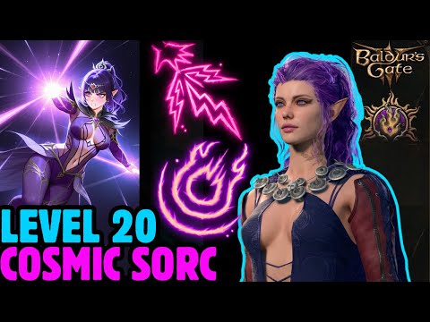 LEVEL 20 COSMIC SORCERER Mod Build Guide - Baldur's Gate 3