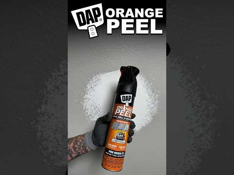 Simple way to patch a wall. Dap orange peel texture #dap