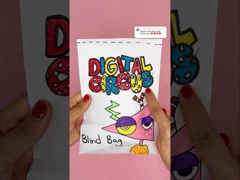 Digital circus blind bag! #blindbag #papersquishy #asmrunboxing #blindbagopening #squishy #craft