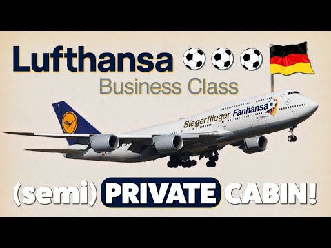 Business Class on the Former World Cup Plane? Lufthansa 747-8 from Frankfurt to New York!!