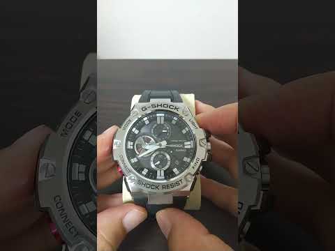 G-SHOCK「GST-B100-1AJF」　ボタン操作　ライト点灯