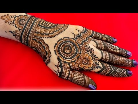 very beautiful stylish mehndi design | easy & simple mehndi design | mehandi design | mehndi.