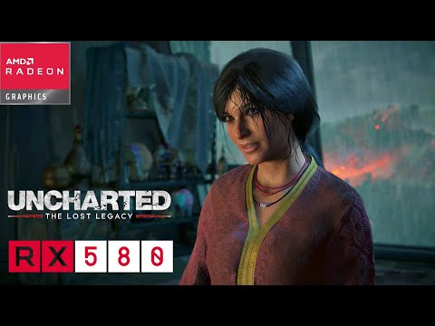 rx 580 8gb 2048sp uncharted the lost legacy game test