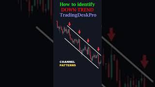 How To Identify DOWN TREND - Trend Lines #shorts