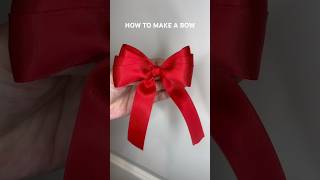 The simplest way to make a bow! 🎀 #howto #stepbystep #bow #tiktok