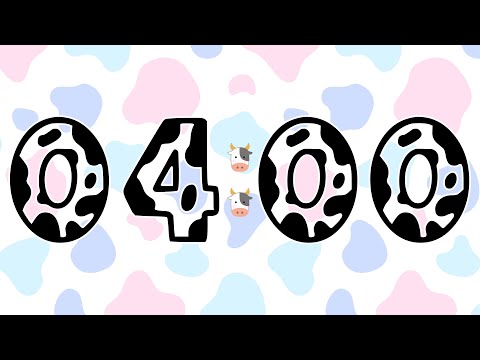 4 Minute Pastel Cow Themed Timer