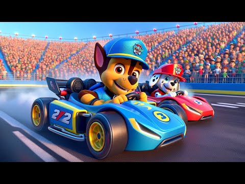 Paw Patrol Ultimate Rescue | CHASE and Marshall Battle On The Race | Very Funny Story | Rainbow 3