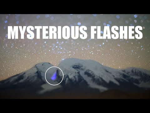 Mysterious Blue Flashes Seen During An Avalanche On Mount Xiannairi In China