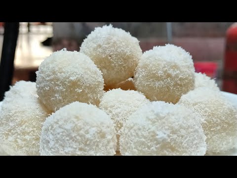 5 मिनट में बनाएं हलवाई जैसे नारियल लड्डू | Nariyal Ladoo Recipe | Instant Coconut Laddu