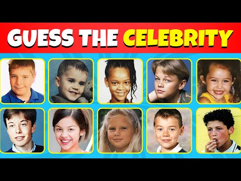 Guess the Celebrity by Childhood Photo 👶 |  Fun Celebrity Quiz