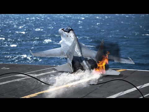 Arresting Cable BREAKS on Aircraft Carrier, Then THIS Happened…