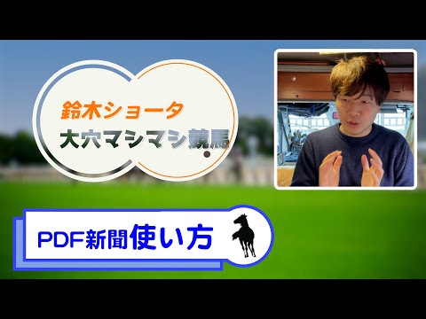 普通の競馬新聞のここがダメ！新時代の競馬新聞！データ満載PDF新聞の使い方【保存版】