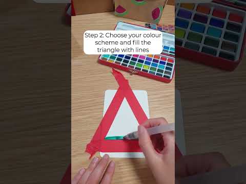 Easy watercolour Christmas card tutorial