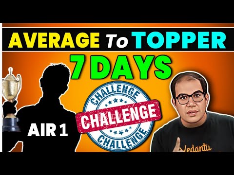 JEE 20225 | 🔴LAST 7 DAYS CHALLENGE To Get 99%ile in 1st Attempt | Vinay Shur Sir