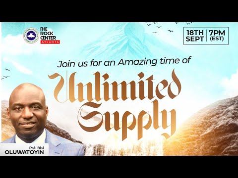 Word Cafe: Unlimited Supply - Ministering Pst Bisi OLUWATOYIN