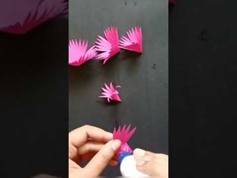 Easy and Beautiful Paper Flowers| #shorts #short #share #shortvideo #diy #diyflowers #viral |