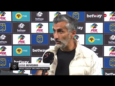 It's difficult to explain - Jose Riveiro | Cape Town City v Orlando Pirates