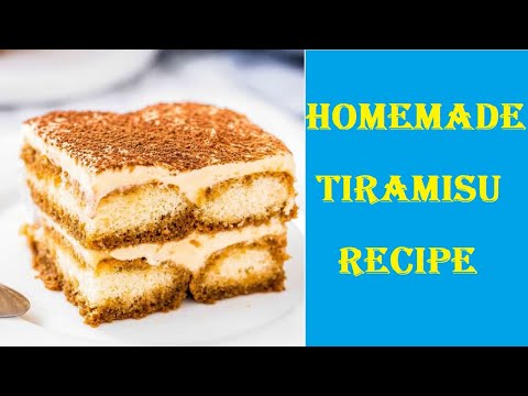 How to Make Tiramisu | Tiramisu Italian Dessert Recipe | No Bake Desserts | Homemade Tiramisu Easy