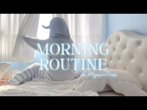 【morning routine】みずいろの部屋のズボラな暮らし🩵🪽私の仕事について。